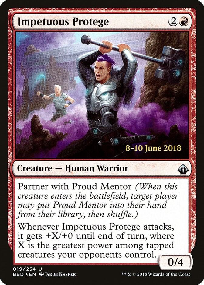 Impetuous Protege 19 card from Launch Party & Release Event Promos