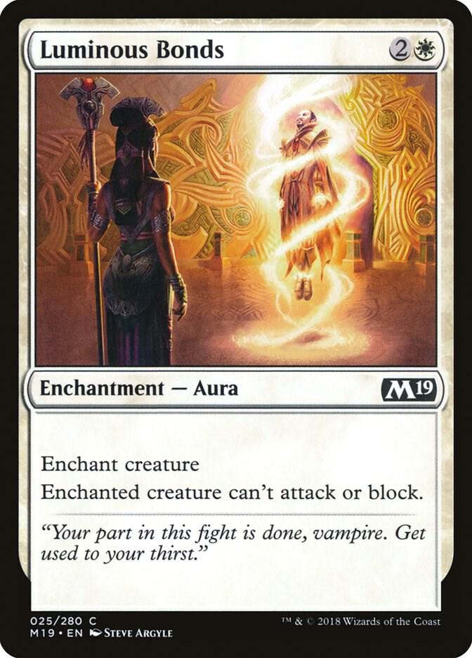 Luminous Bonds 25 card from Core Set 2019