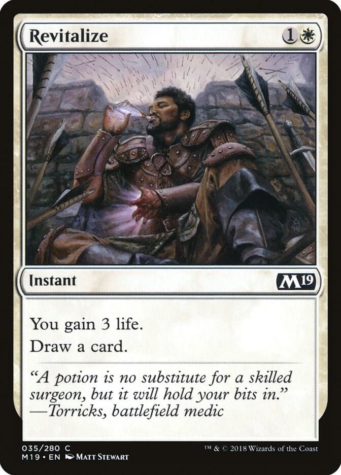 Revitalize 35 card from Core Set 2019