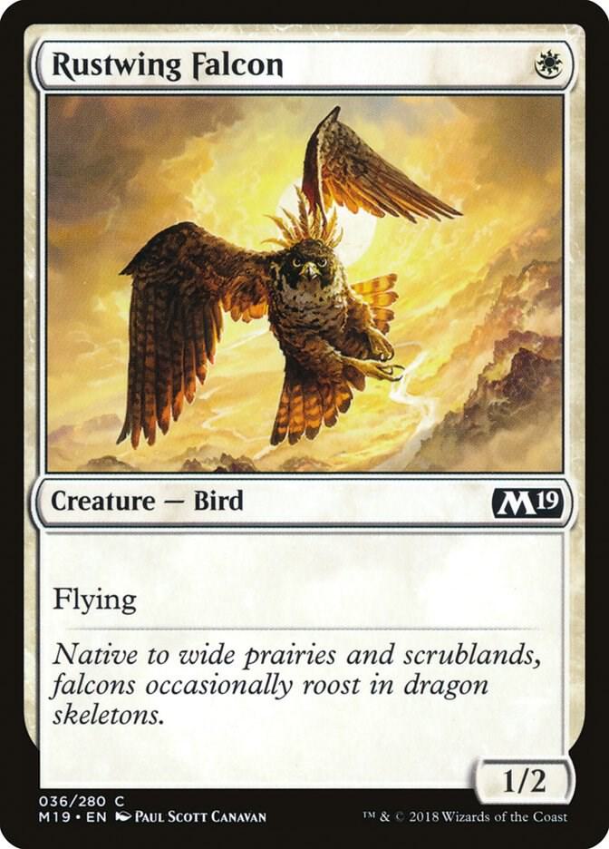 Rustwing Falcon 36 card from Core Set 2019
