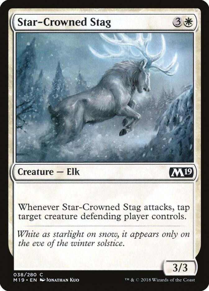 Star-Crowned Stag 38 card from Core Set 2019