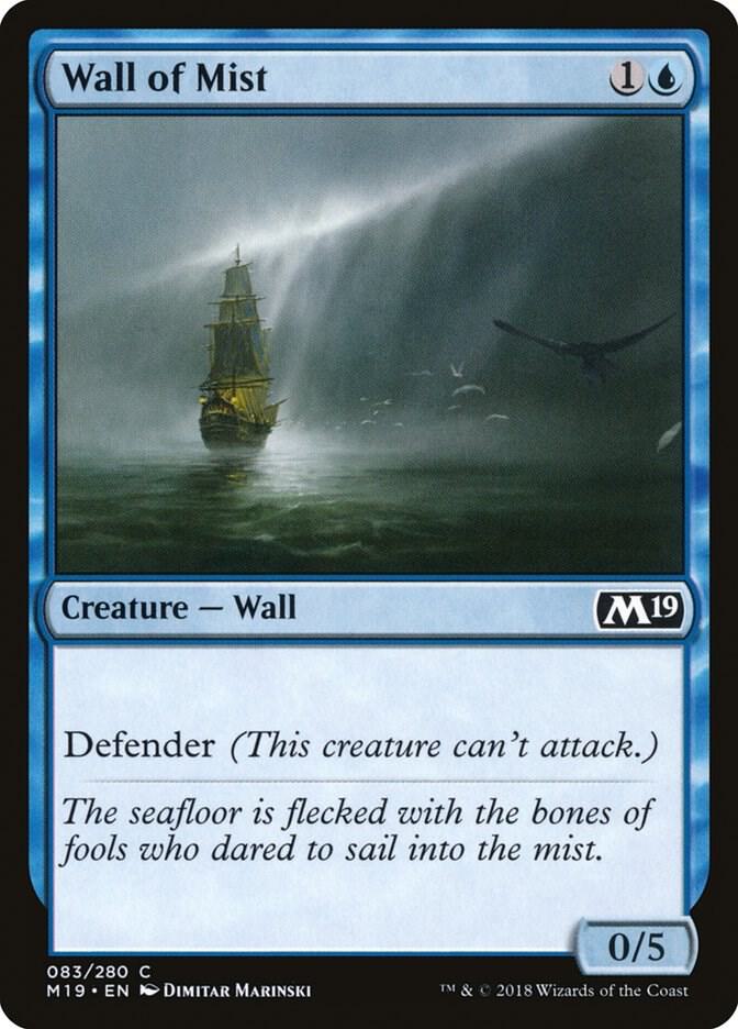 Wall of Mist 83 card from Core Set 2019