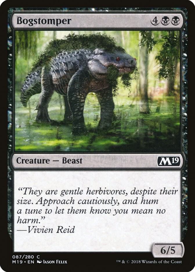 Bogstomper 87 card from Core Set 2019