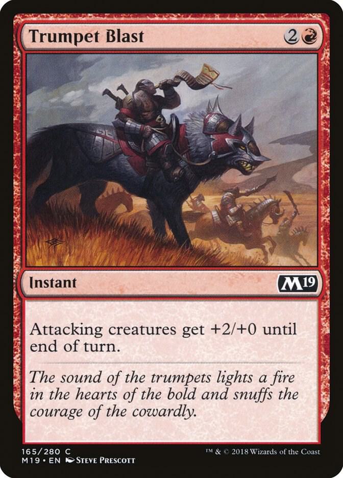 Trumpet Blast 165 card from Core Set 2019