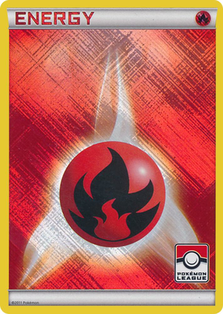 Fire Energy (2011 Pokemon League) card from League & Championship Cards