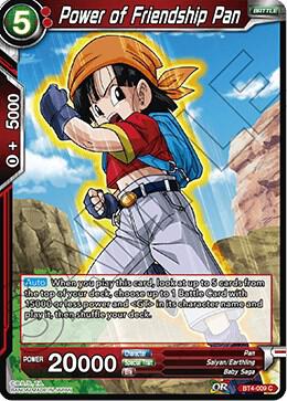 Power of Friendship Pan BT4-009 card from Colossal Warfare