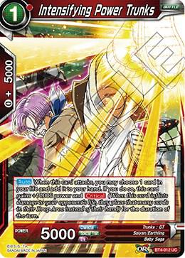 Intensifying Power Trunks BT4-012 card from Colossal Warfare