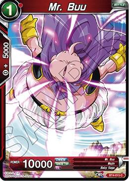 Mr. Buu BT4-015 card from Colossal Warfare