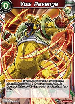Vow Revenge BT4-020 card from Colossal Warfare