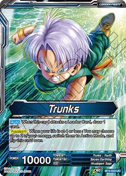 Trunks // Iron Vow Trunks BT4-023 card from Colossal Warfare