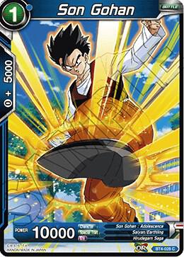Son Gohan BT4-028 card from Colossal Warfare