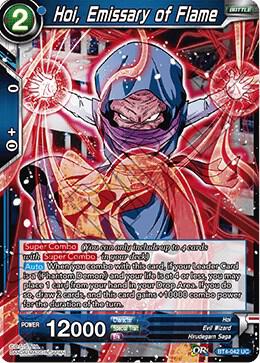 Hoi, Emissary of Flame BT4-042 card from Colossal Warfare