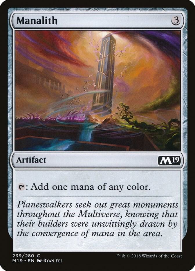 Manalith 239 card from Core Set 2019