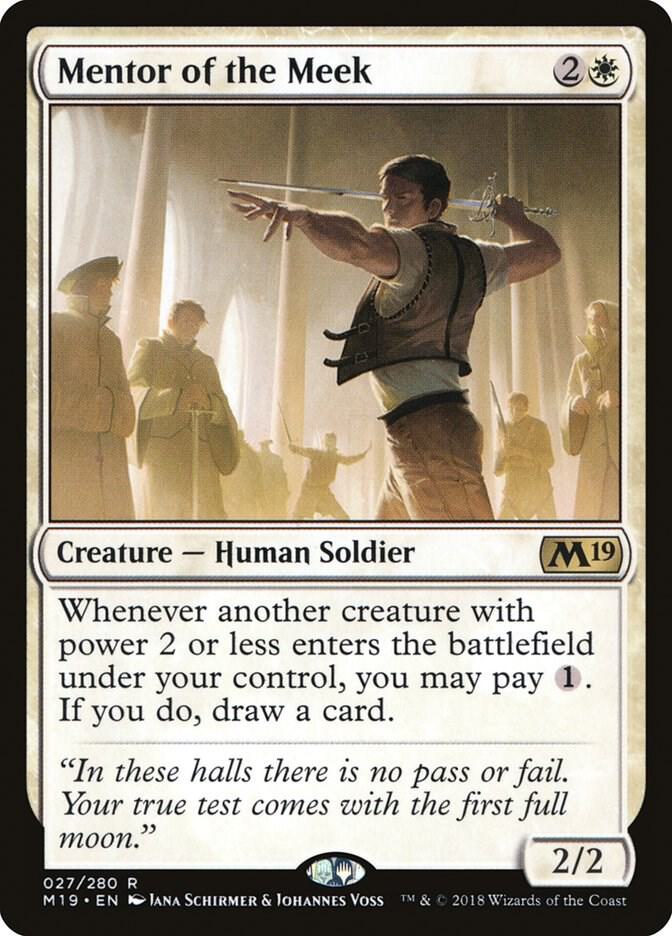 Mentor of the Meek 27 card from Core Set 2019