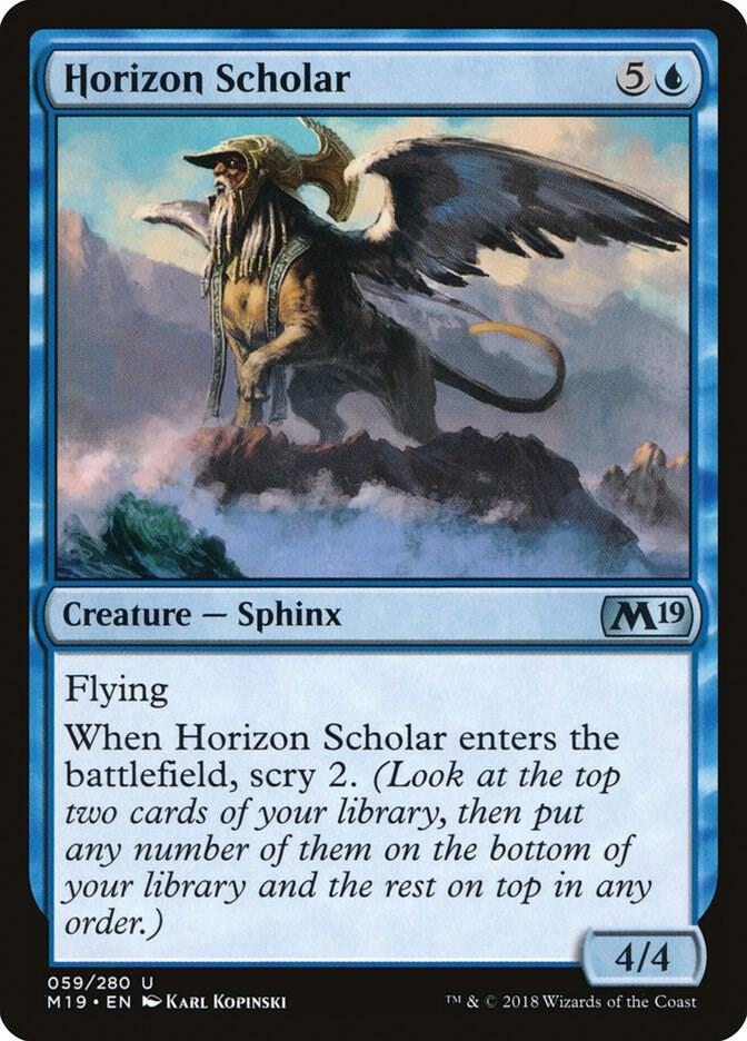 Horizon Scholar 59 card from Core Set 2019