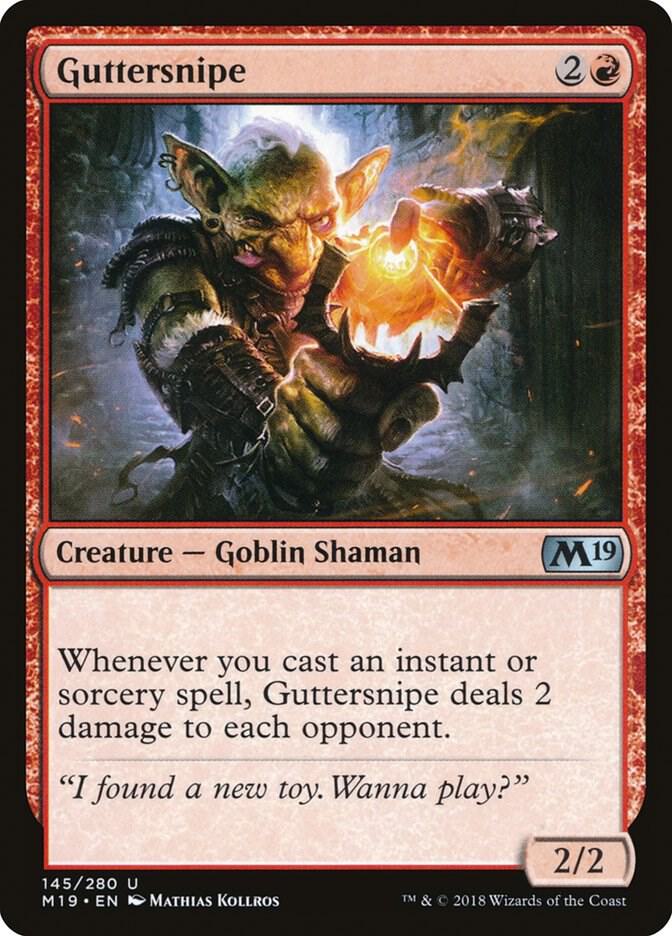 Guttersnipe 145 card from Core Set 2019