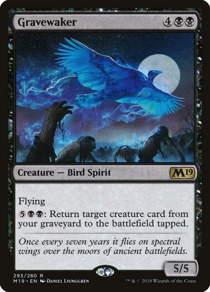 Gravewaker 293 card from Core Set 2019