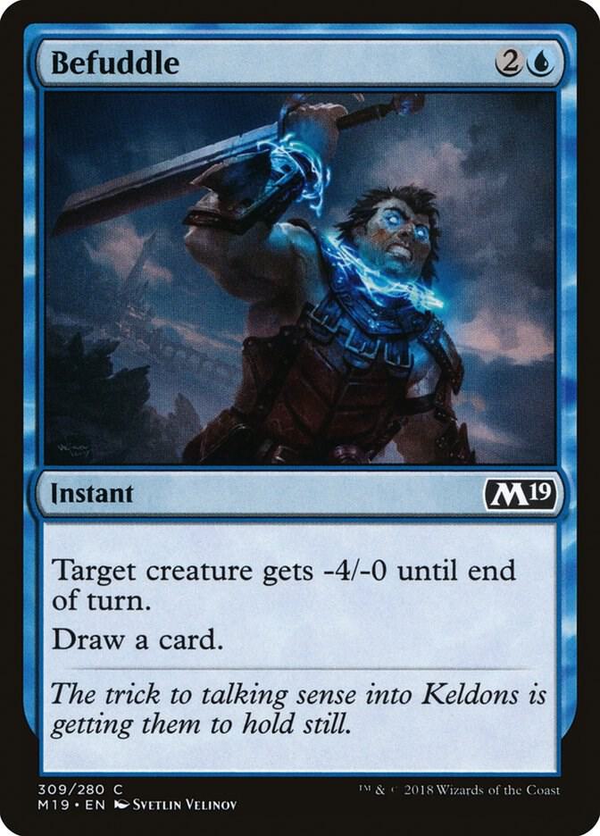 Befuddle 309 card from Core Set 2019