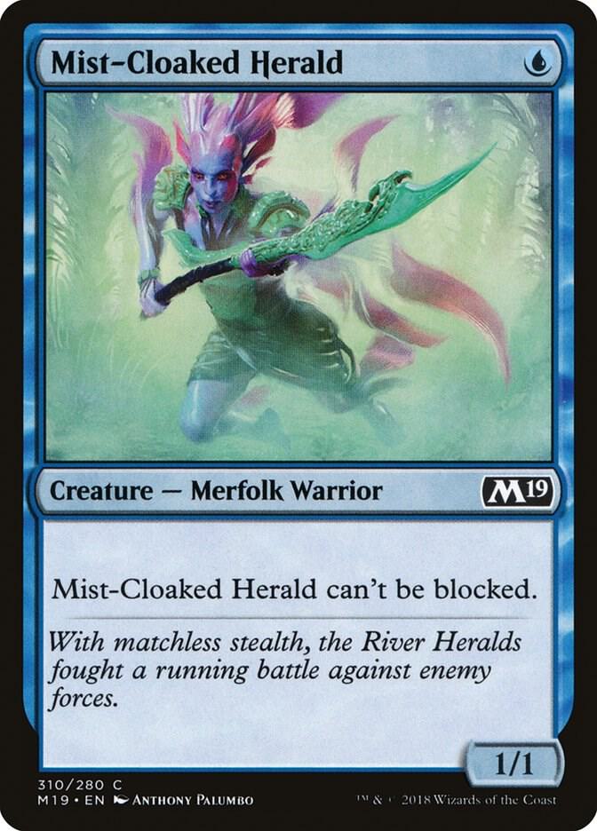 Mist-Cloaked Herald 310 card from Core Set 2019