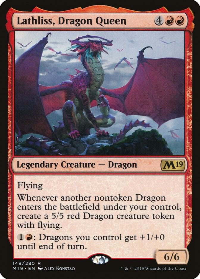 Lathliss, Dragon Queen 149 card from Core Set 2019