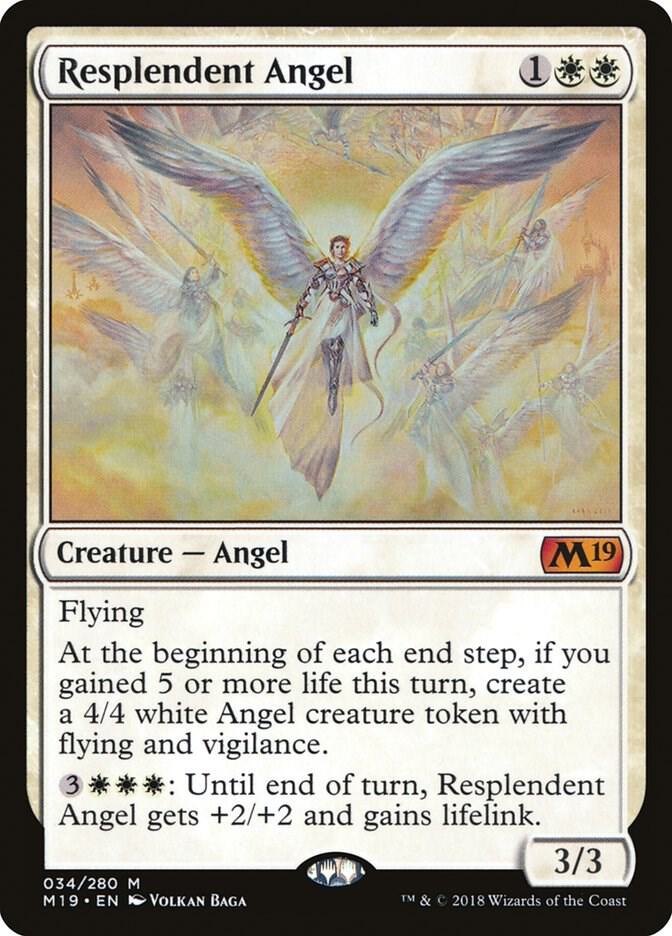 Resplendent Angel 34 card from Core Set 2019