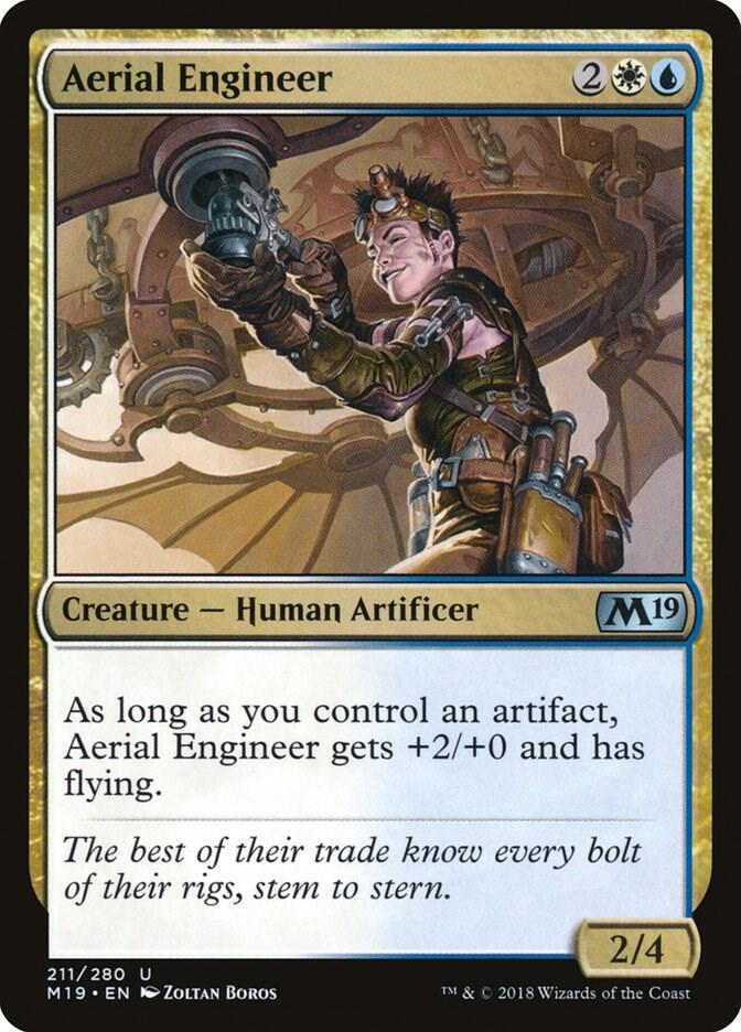 Aerial Engineer 211 card from Core Set 2019