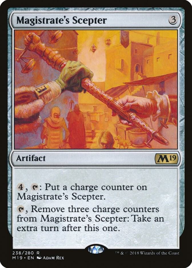 Magistrate's Scepter 238 card from Core Set 2019