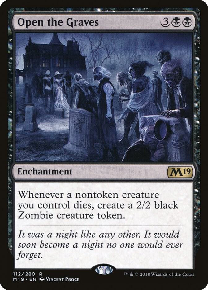 Open the Graves 112 card from Core Set 2019