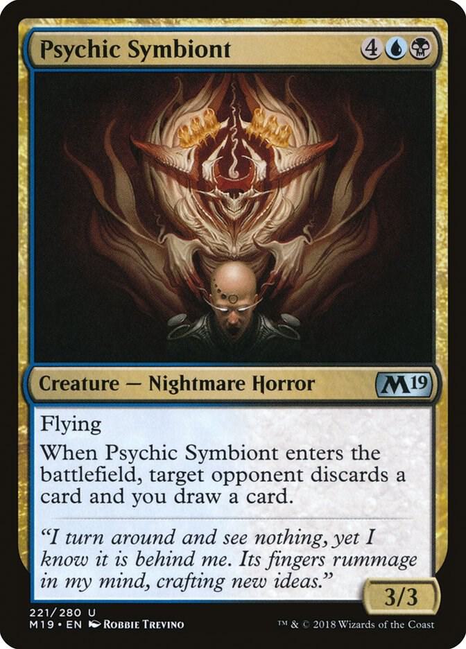 Psychic Symbiont 221 card from Core Set 2019