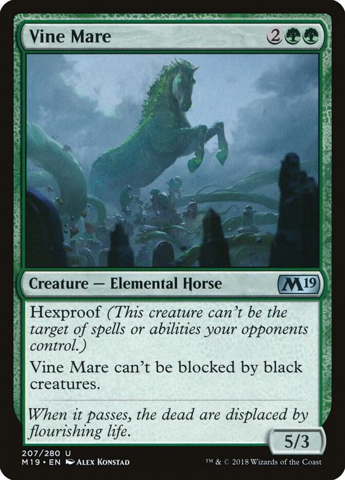 Vine Mare 207 card from Core Set 2019