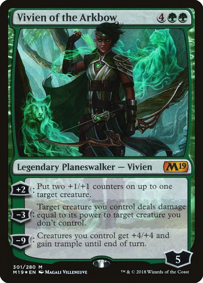 Vivien of the Arkbow 301 card from Core Set 2019