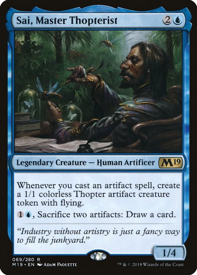 Sai, Master Thopterist 69 card from Core Set 2019