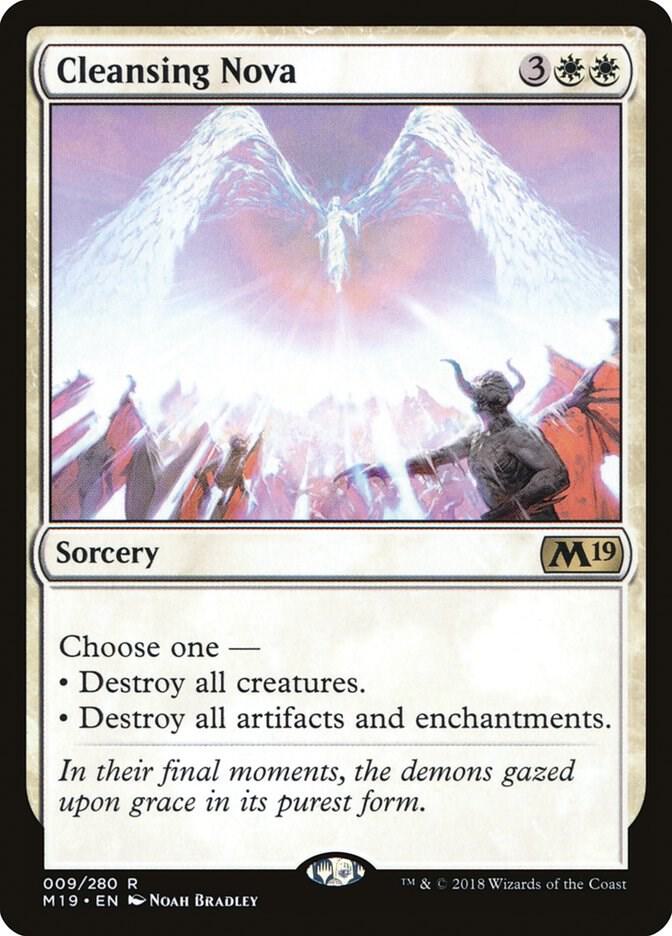Cleansing Nova 9 card from Core Set 2019