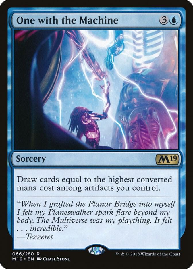 One with the Machine 66 card from Core Set 2019
