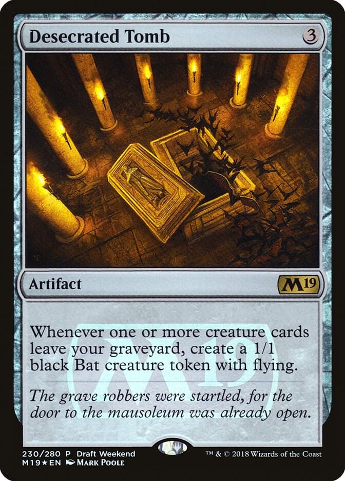 Desecrated Tomb (Draft Weekend) 230 card from Launch Party & Release Event Promos