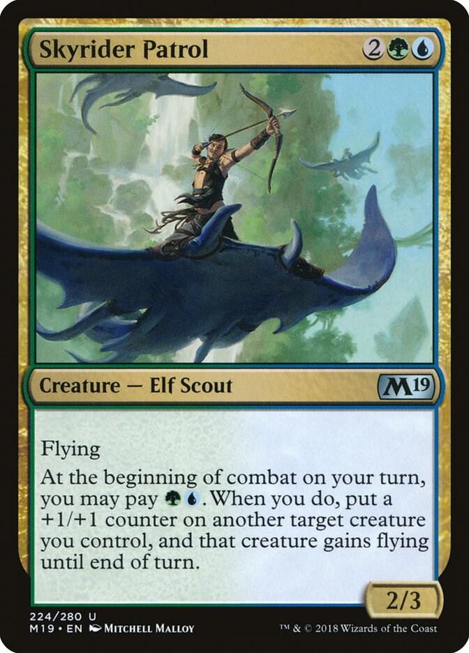 Skyrider Patrol 224 card from Core Set 2019