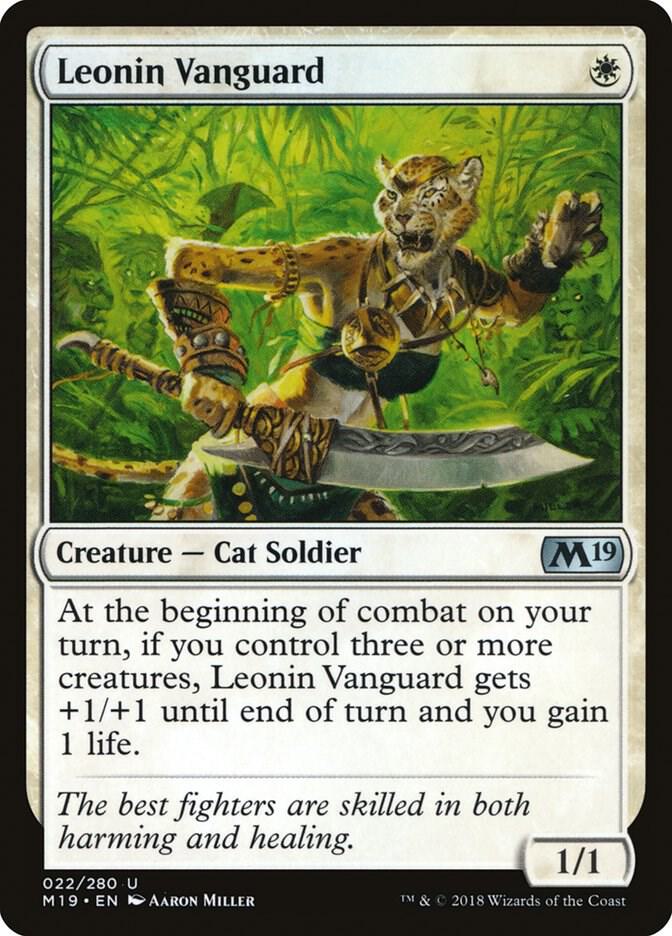 Leonin Vanguard 22 card from Core Set 2019