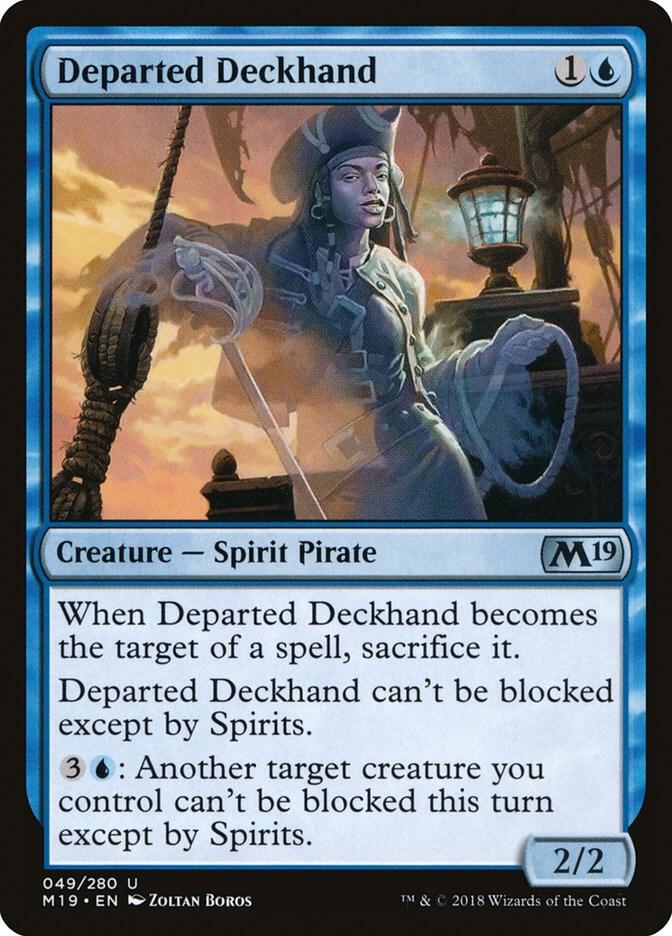 Departed Deckhand 49 card from Core Set 2019