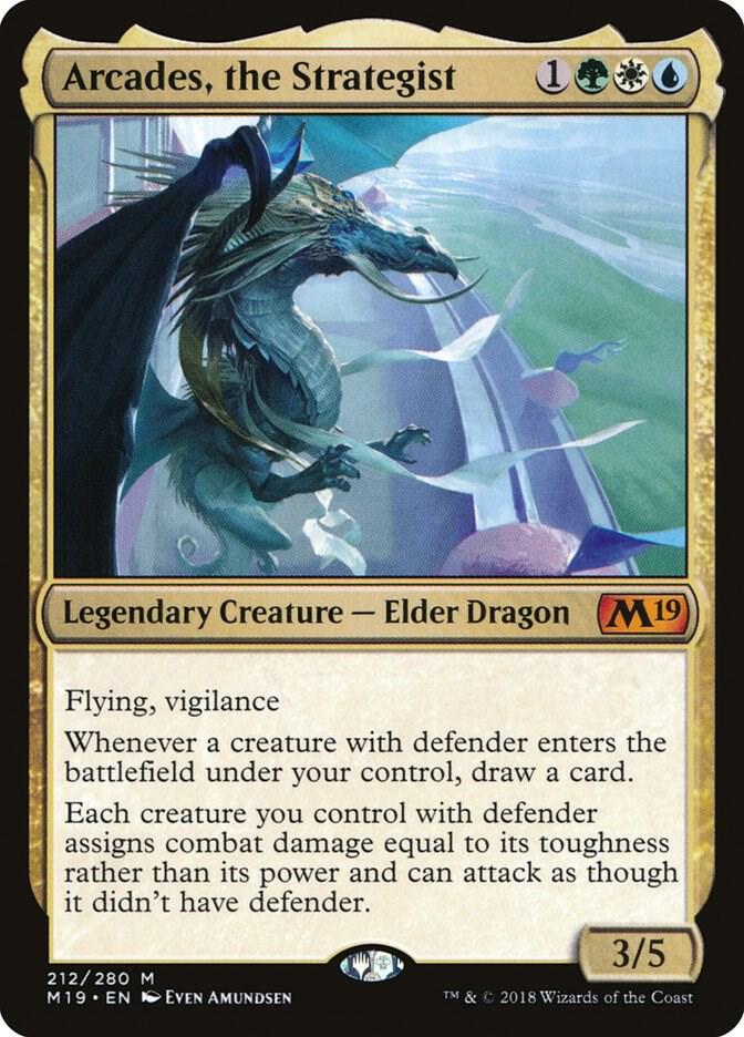Arcades, the Strategist 212 card from Core Set 2019