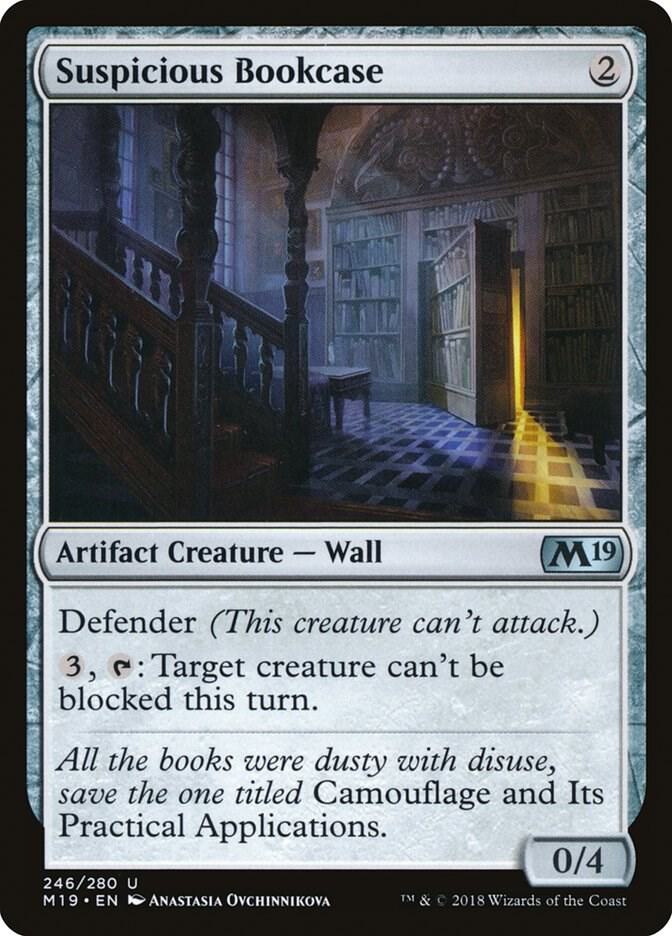 Suspicious Bookcase 246 card from Core Set 2019