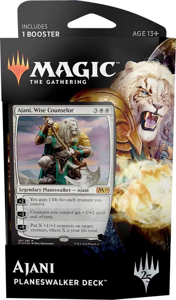 Core Set 2019 - Planeswalker Deck [Ajani] card from Core Set 2019