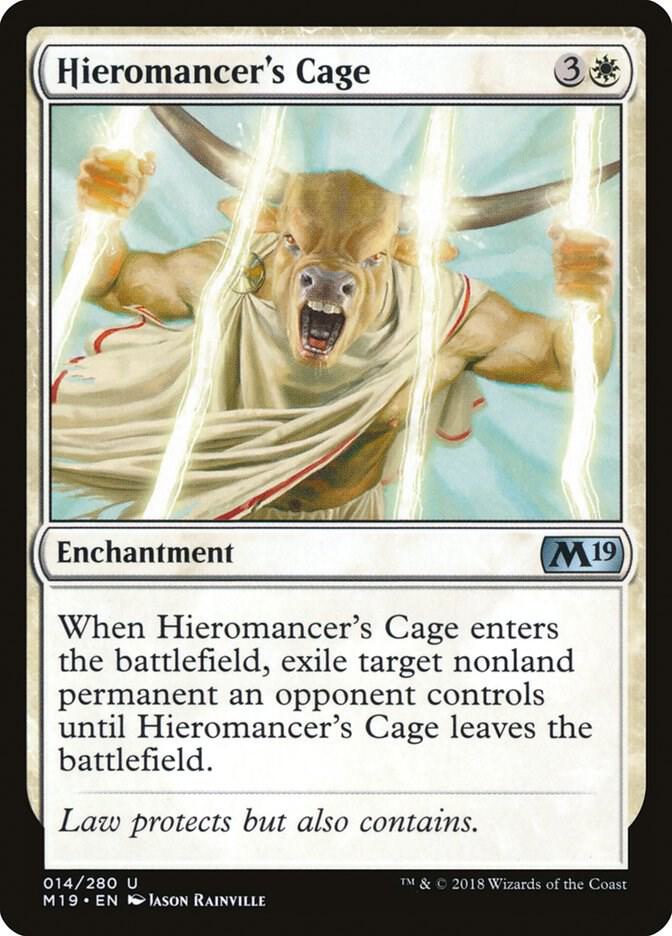 Hieromancer's Cage 14 card from Core Set 2019
