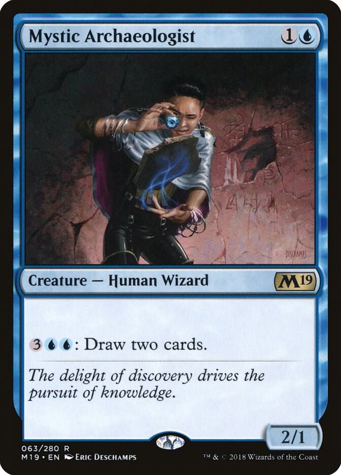 Mystic Archaeologist 63 card from Core Set 2019