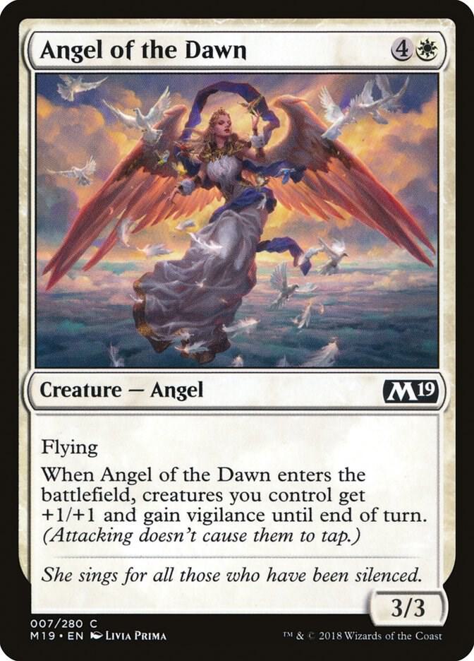 Angel of the Dawn 7 card from Core Set 2019
