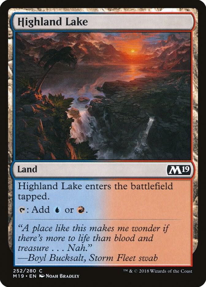 Highland Lake 252 card from Core Set 2019