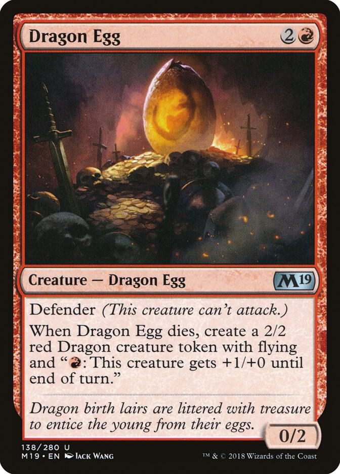 Dragon Egg 138 card from Core Set 2019
