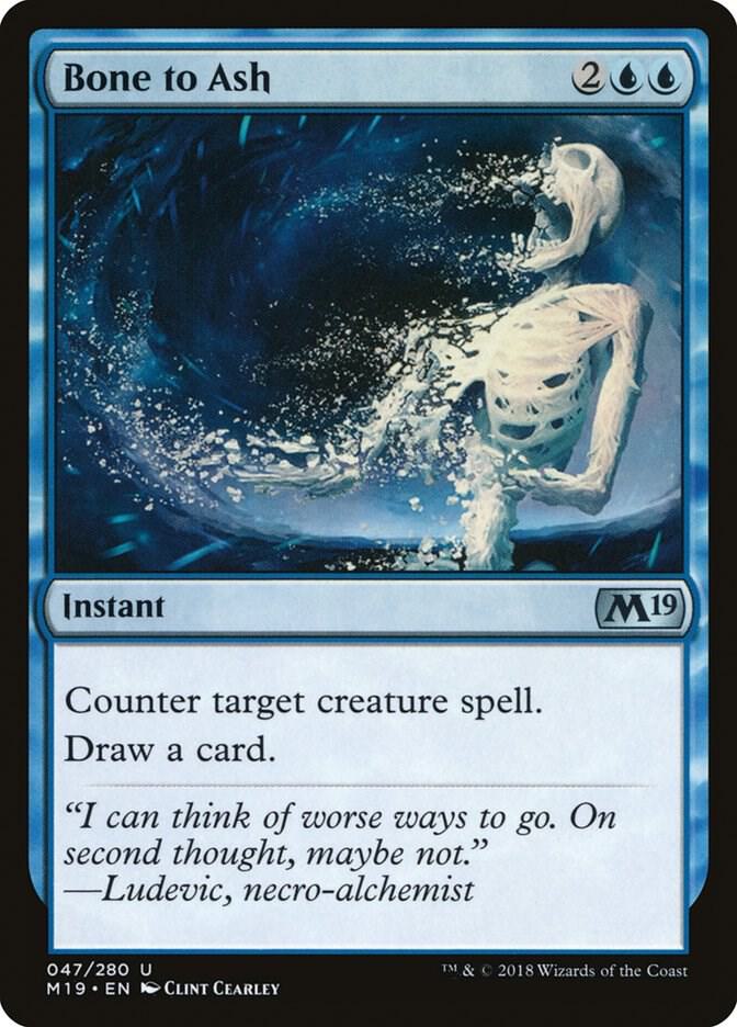 Bone to Ash 47 card from Core Set 2019