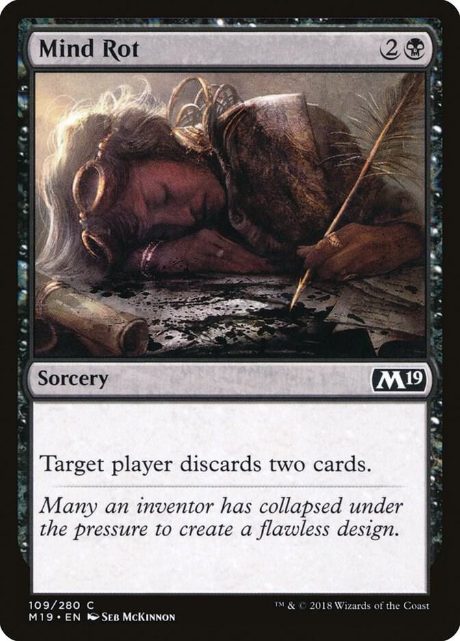 Mind Rot 109 card from Core Set 2019