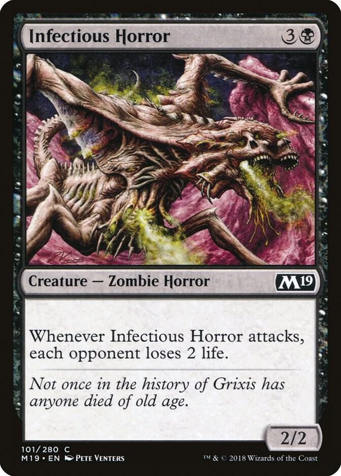 Infectious Horror 101 card from Core Set 2019