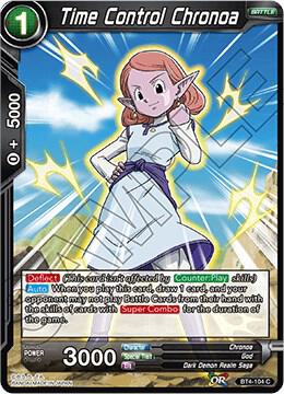 Time Control Chronoa BT4-104 card from Colossal Warfare